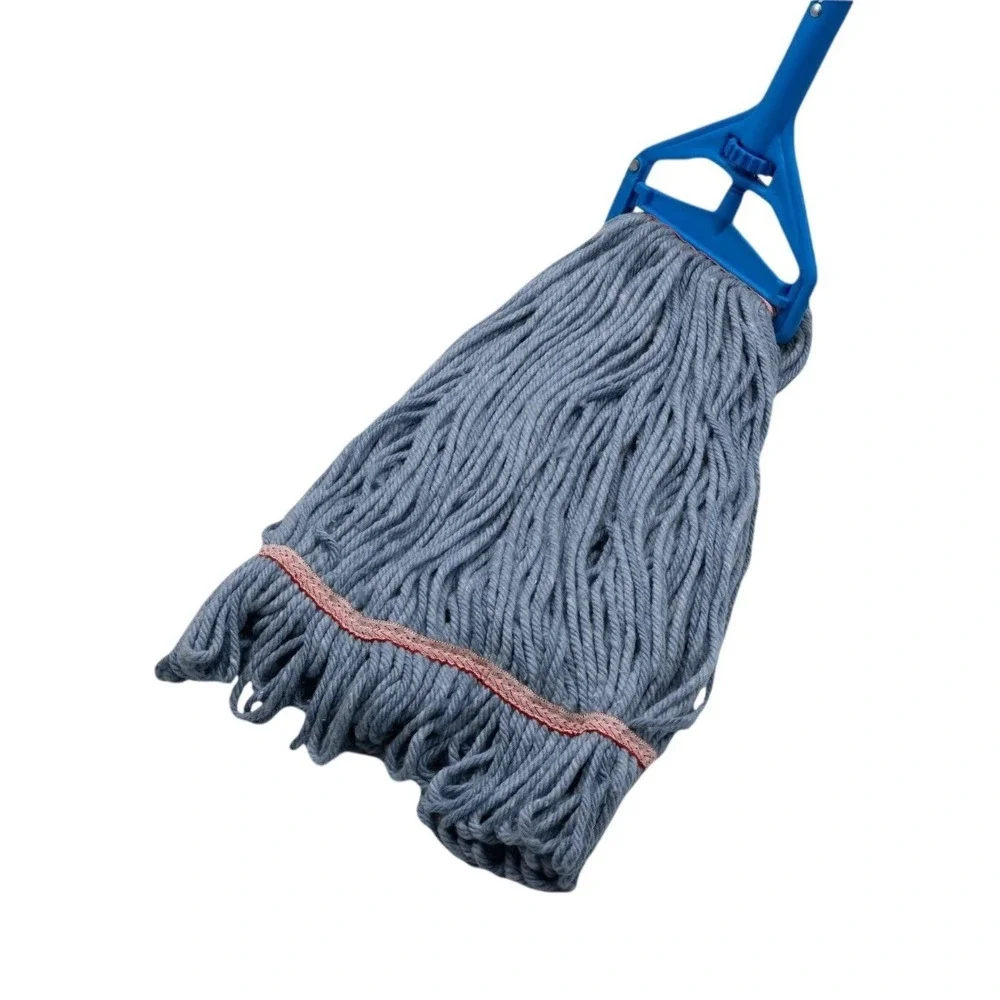 Sparta 4-Ply Large Looped End Mop Head Blue Blend Narrow Band 369325M14 NEW